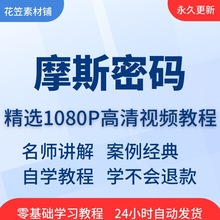 学习精通视频教程培训在线课程入门技巧全套密码从摩斯到