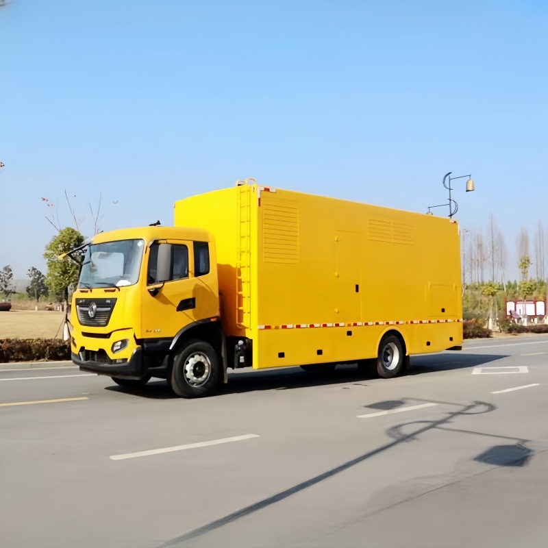 国六东风天锦移动电源车 大功率应急移动发电车 电力工程车抢修车