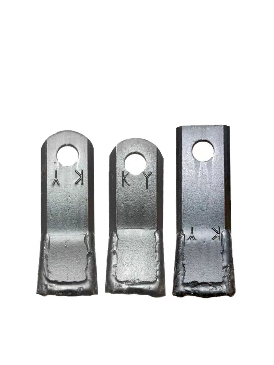 玉米收割机秸秆还田机刀片农机配件开元合金耐磨粉碎机灭茬机刀片