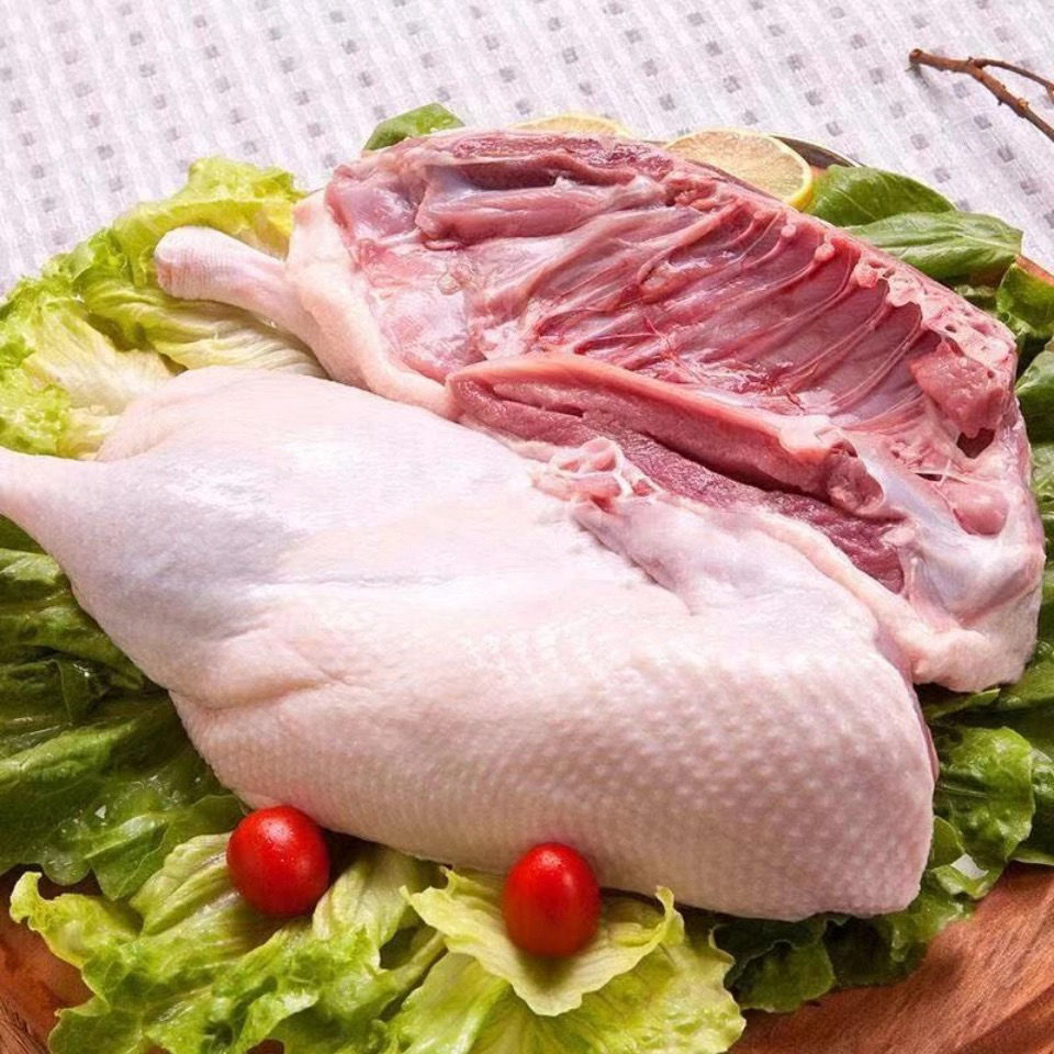 新鲜冷冻半片鸭毛重20斤生鸭肉半边鸭饭店食堂卤菜店适用江浙
