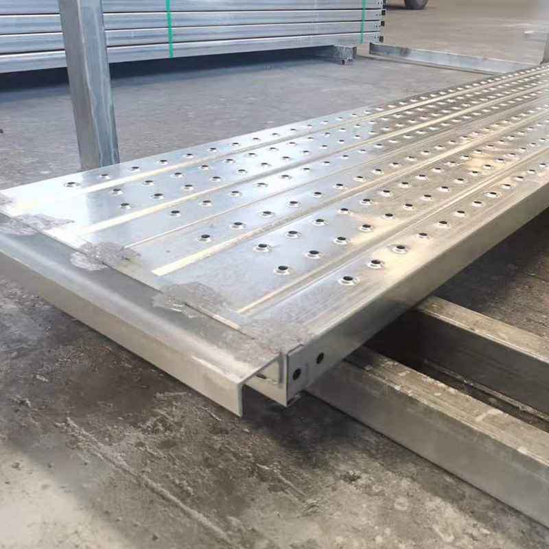 厂家现货建筑工地热镀锌钢跳板造船厂钢踏板挂钩钢跳板隧道走道板