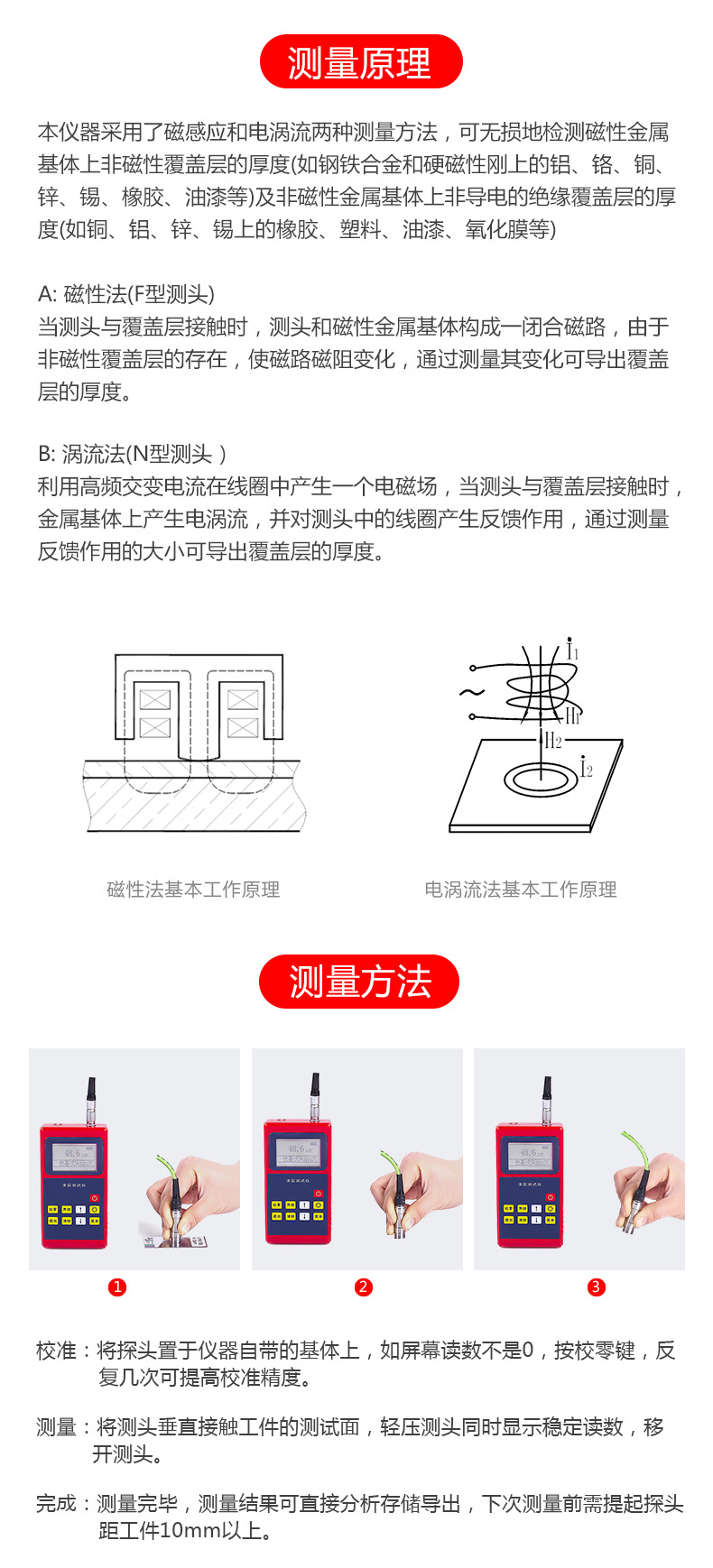 里博leeb222涂层测厚仪油漆漆膜涂镀层测厚仪涡流涂层测厚仪