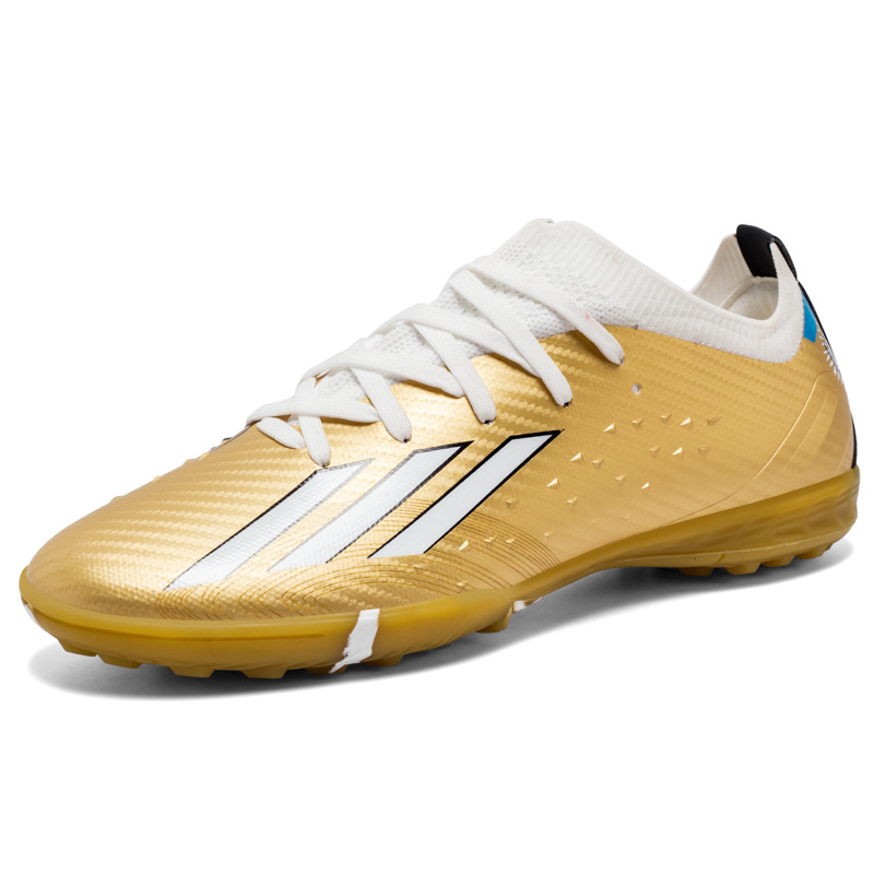跨境低帮足球鞋碎钉专用训练鞋football男款梅西世界杯夺冠足球鞋
