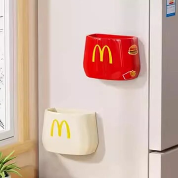 冰箱侧置物架厨房物品收纳可放置冰箱贴冰箱门上免打孔磁吸收纳盒