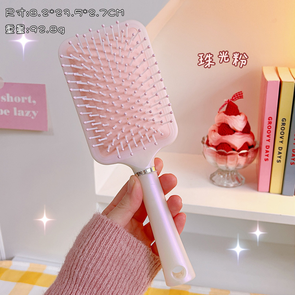 Airbag Comb Air Cushion Comb Comb Anti-Static Massage Comb for Women Only Long Hair Household Vent Comb Portable Straight Comb