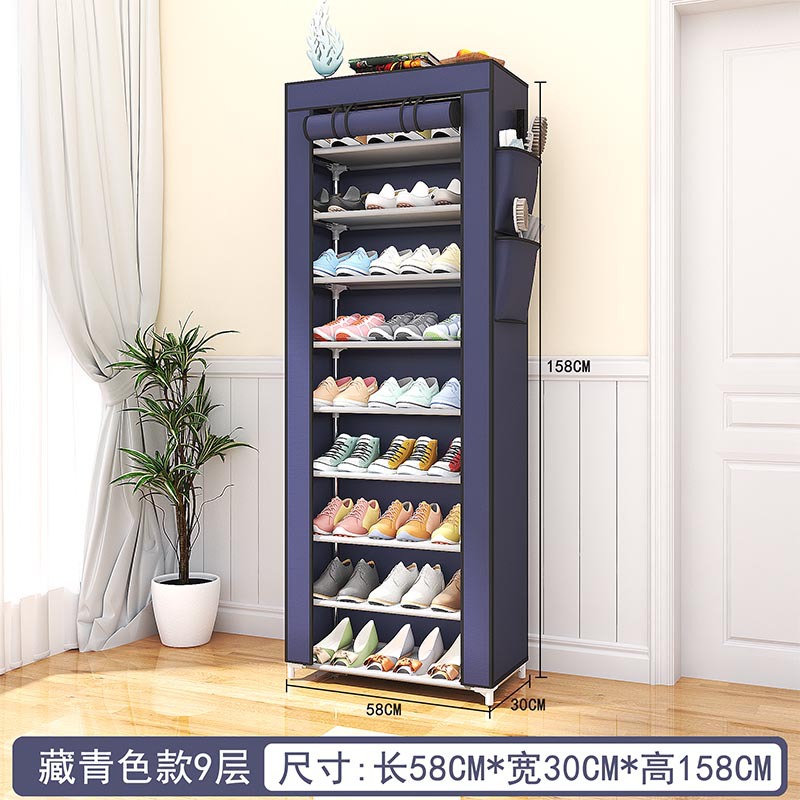 Simple Dust-Proof Shoe Cabinet Student Assembly Shoe Rack Multi-Layer Moisture-Proof Storage Shoe Cabinet Storage Cabinet