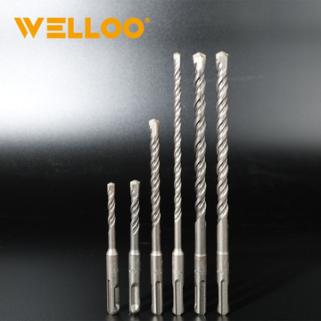 四坑双槽一字圆柄电锤钻头sdh06160多规格4/5/6/7×110/160/210mm