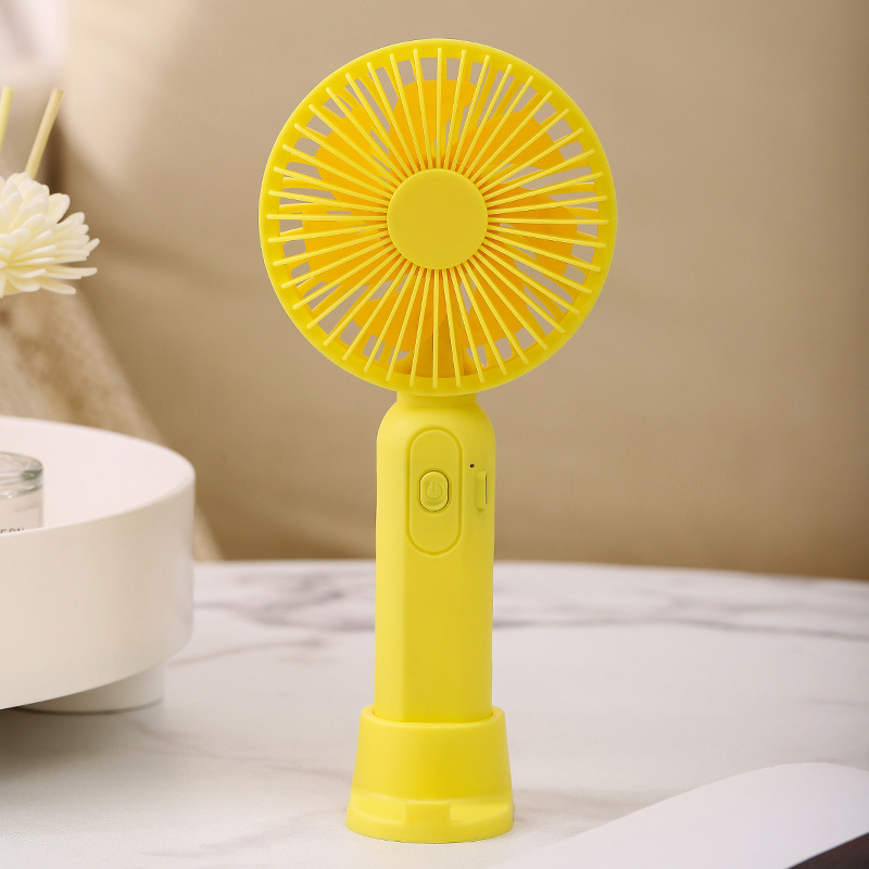 Small Handheld Fan USB Charging Portable Desktop Cute Mini Fan Children Student Hand-Held Fan Mute