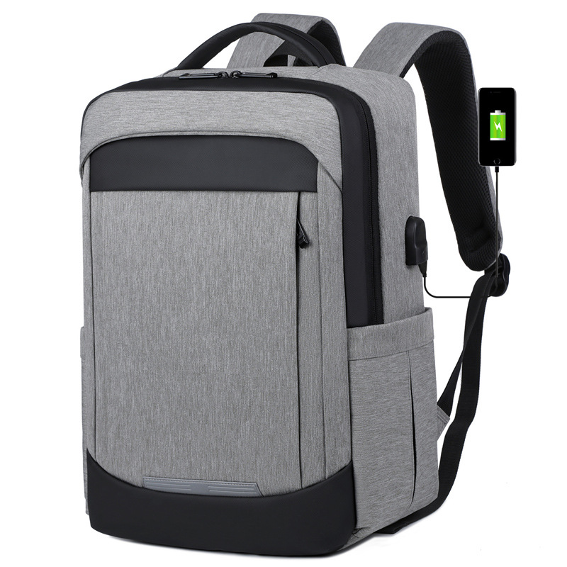 2023 Cross-Border New Arrival Men's Business Waterproof Multi-Function USB Computer Backpack Travel Student Backpack