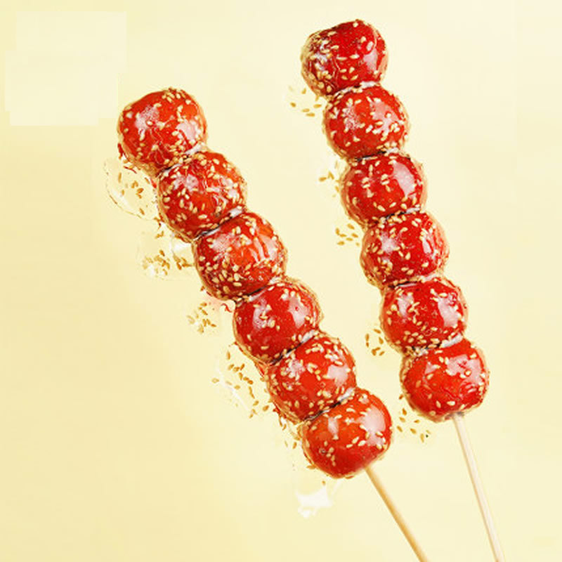 公社联盟冻干冰糖葫芦脆网红小包装空心新鲜山楂球老北京特产零食