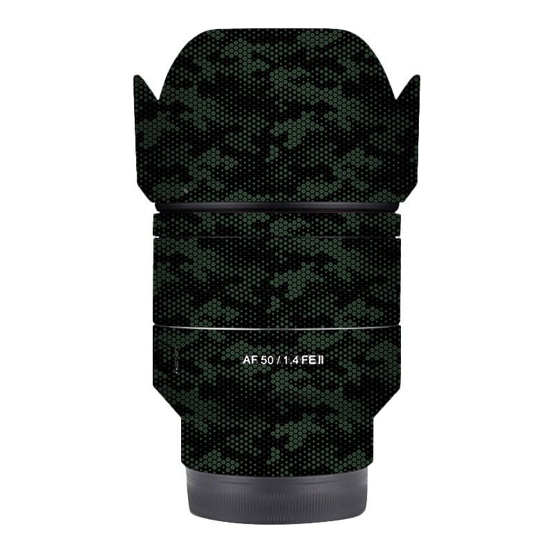 背包客适用于森养三阳AF50F1.4 2代索尼口镜头保护贴膜贴纸膜包邮