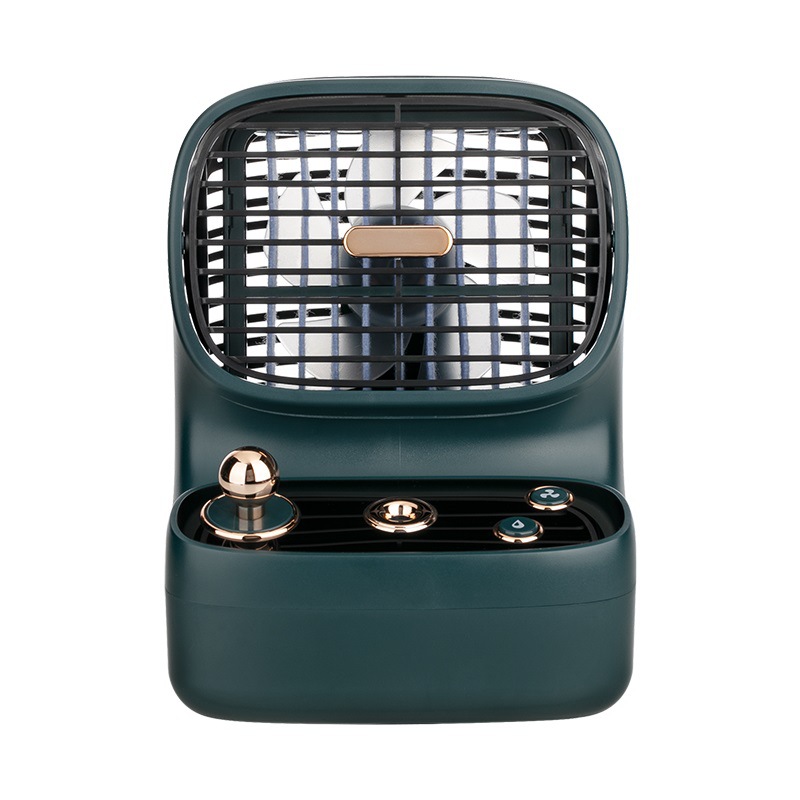 复古游戏机造型风扇 桌面喷雾加湿迷你电风扇创意水冷小风扇