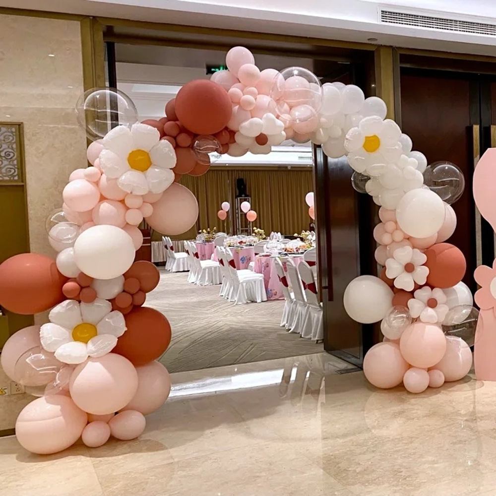 Internet Celebrity Wedding Balloon Chain Balloon Combo Birthday Party Package Wedding Supplies Baby Birthday Banquet Layout Retro