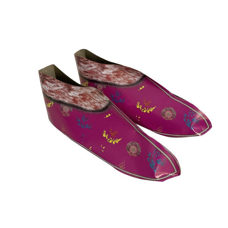 成品棉鞋纸鞋殡葬用品白事用品清明扫墓烧纸花圈寿衣纸扎纸活丧葬