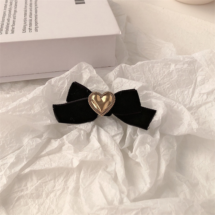 French Style Bow Headdress High-Grade Hair Rope Rubber Band Girl Hair Ring Refined and Simple Head Rope Ponytail