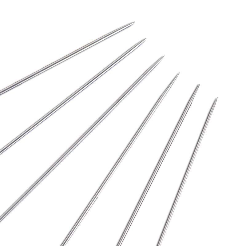 棒针国标毛衣针毛线签毛线针不锈钢粗针针棒针套装编织毛衣针工具