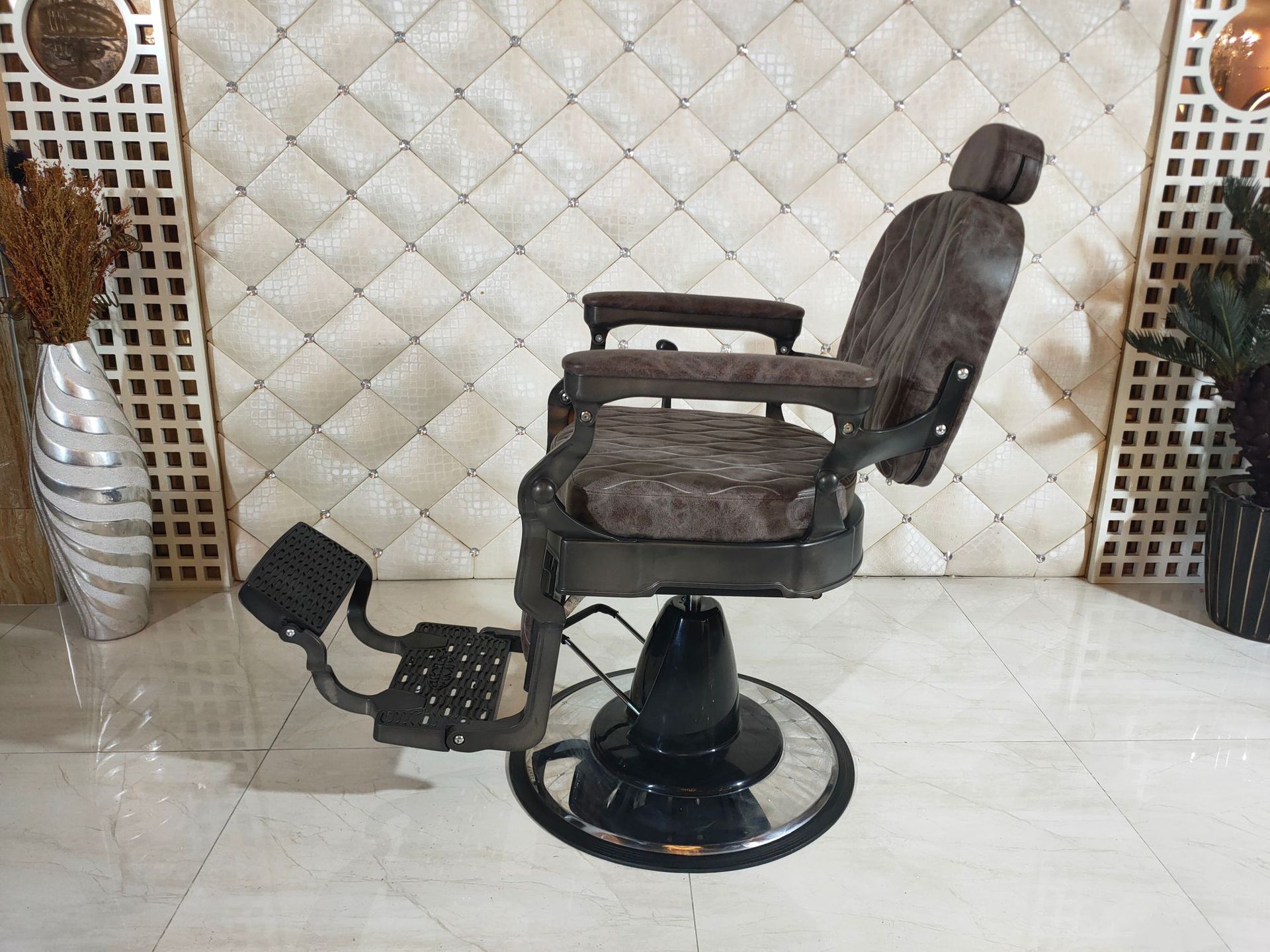 网红理发店椅子发廊专用可放倒刮脸椅子美发凳子剪发烫染升降座椅