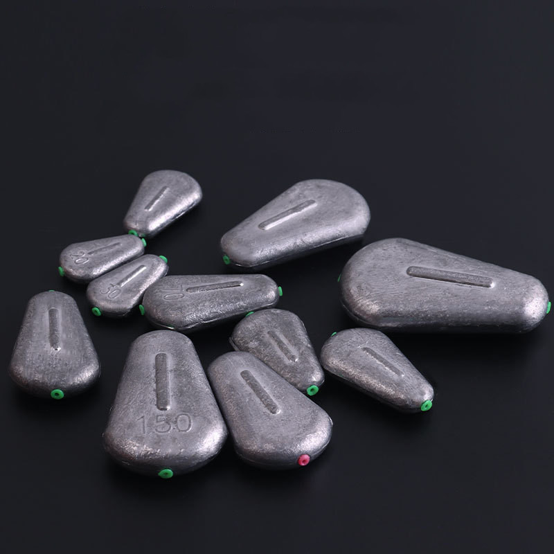 渔火渔具批发 塑心中空铅坠 空心铅坠 渔具配件 中通铅坠 铅坠