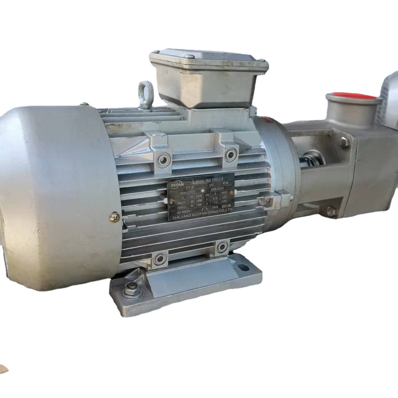 惠沃德硅胶叶轮不锈钢304卧式自吸挠性泵 啤酒牛奶肉酱明胶自吸泵