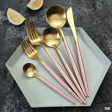304不锈钢刀叉勺西餐 四件套咖啡勺筷子礼品套装勺子 葡萄牙餐具