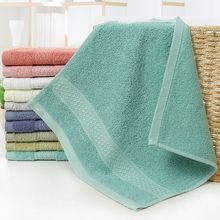 3条装儿童小方巾洗脸婴儿醇棉正方形小毛巾四方家用成人浴巾