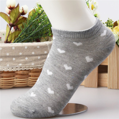 Wholesale Spring, Summer and Autumn Women's Socks Cotton Candy Color Invisible Socks Low Top Socks Independent Bag