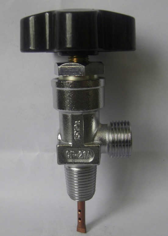 国标qf-2a轴联式二氧化碳黄铜气瓶阀co2高压钢瓶阀门 qf-21a