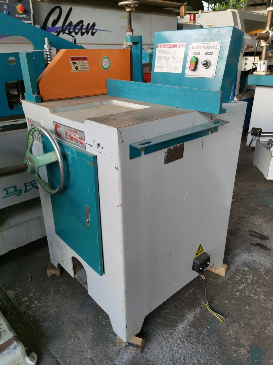 木工气动截锯/风剪/二手木工机械设备出售