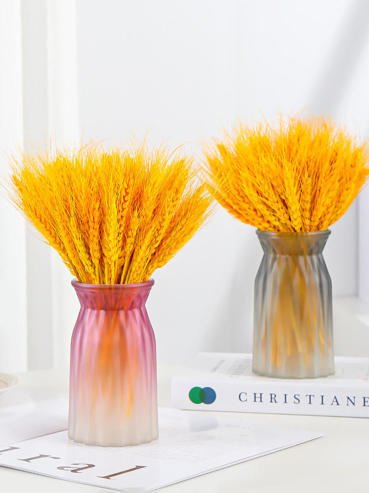 黄金麦穗干花金色麦子花束花瓶家居客厅开业大卖大麦前台装饰摆件