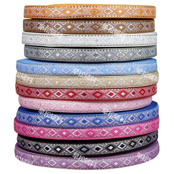 2厘米菱形织带几何图案花边辅料 服装包边带提花织带 50码-阿里巴巴