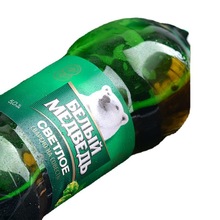 厂家直销桶俄罗斯大白熊啤酒大麦高度浓烈黄啤贝里麦德维熊啤酒整