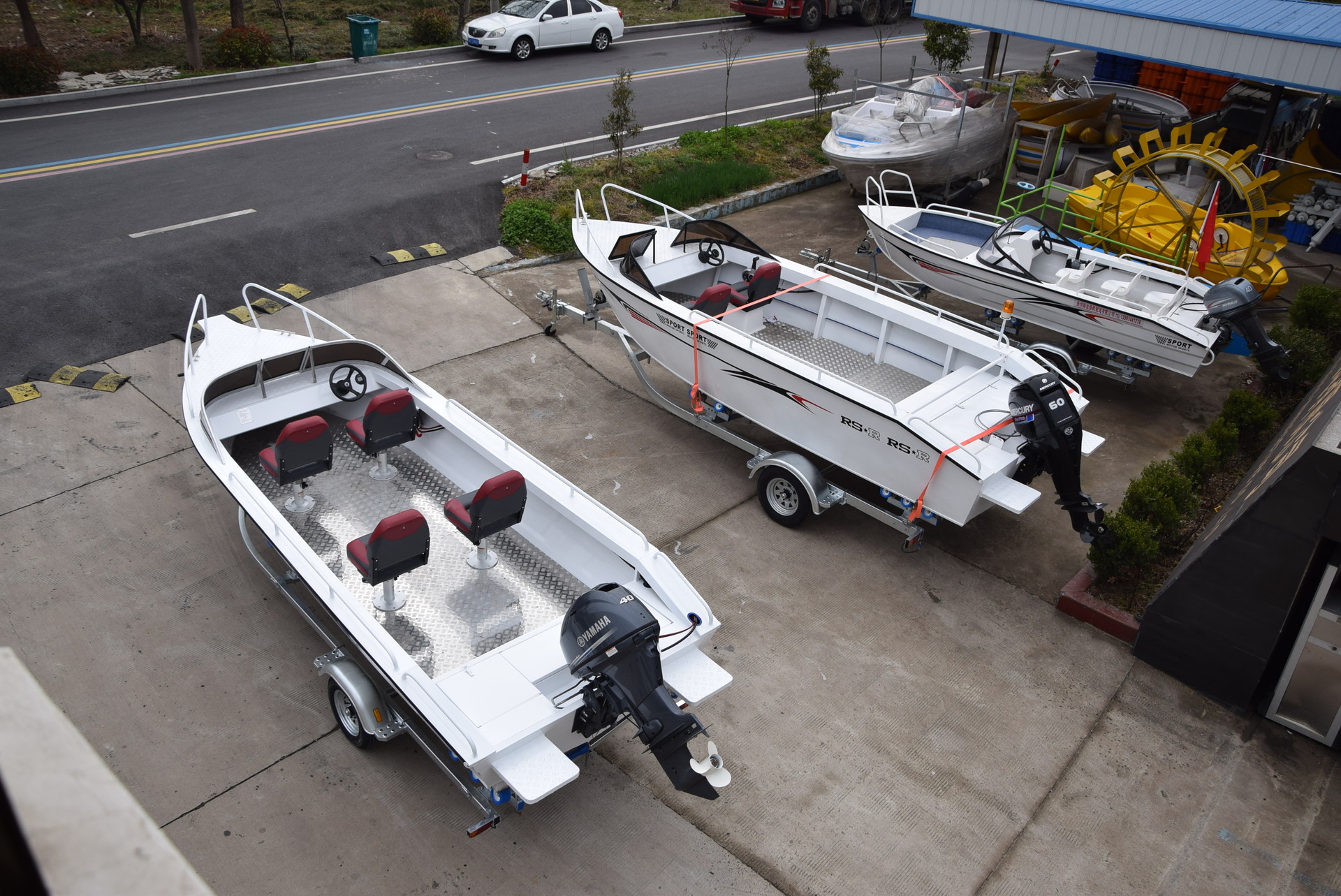 雅马哈外机二四冲程船外机 钓鱼船尾挂机 冲锋舟外挂发动机舷外机