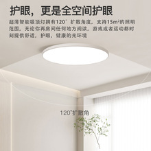 DU2P智能款极简3cm超薄LED全光谱护眼吸顶灯阳台过道走廊卧室书房