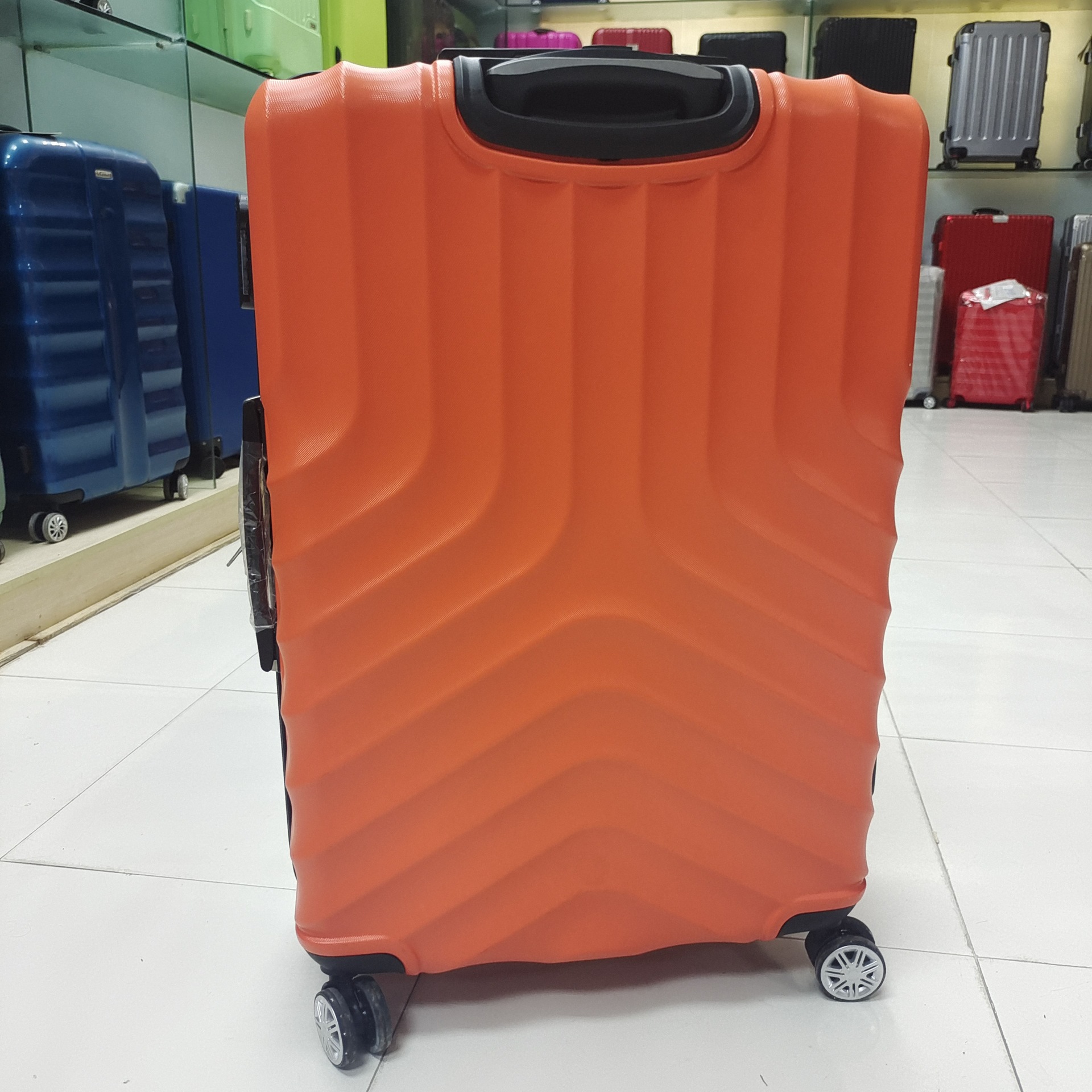 创意新款外贸原单拉杆行李箱多色印刷时尚旅行箱双排万向轮-阿里巴巴