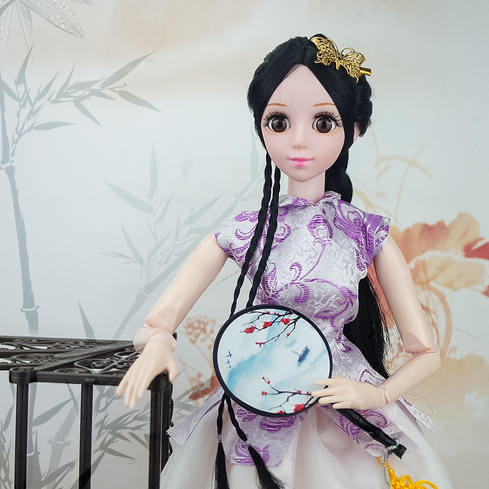 60厘米古风比比娃娃仿真古代人偶3分bjd娃娃汉服古装中国风公主