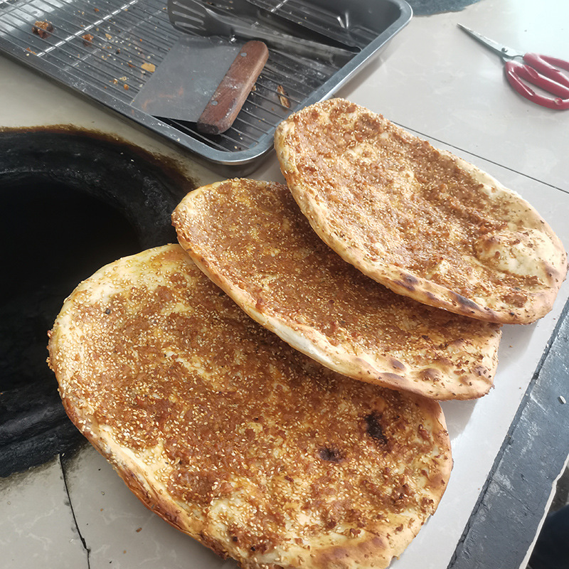 五中兄弟锅盔洪湖特色风味早点 炕饼王猪肉馅 任选 240g 10个包邮