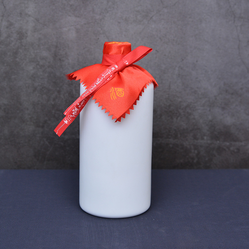刺绣飘带酒布红色封坛酒布陶瓷瓶绸布装饰方块绸丝印字飘带-阿里巴巴