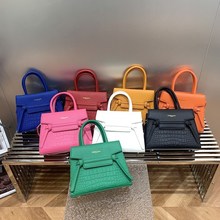 跨境包包女2024新款时尚压花手提包女式大容量单肩斜挎包handbag