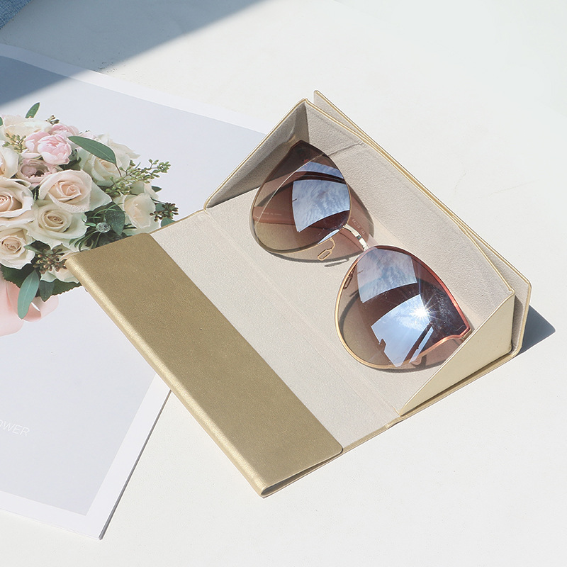 Summer Business Glasses Case Portable Women's High-Grade Myopia Sunglasses Jewelry Storage Box Handmade Glasses Case Wholesale