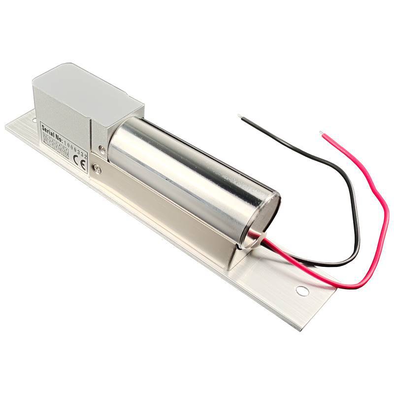 玻璃门电动插销58低温电插锁带侦测反馈信号门锁状态无源上锁