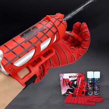 凡蜘蛛侠发射器手腕可喷丝吐丝喷水喷射蛛丝蛛网手套儿童玩具跨境
