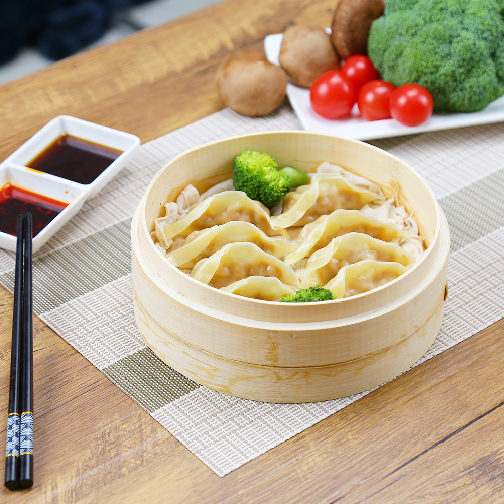 正大全道菌菇三鲜蒸饺水饺速冻饺子加热即食煎饺玉米蔬菜猪肉蒸饺