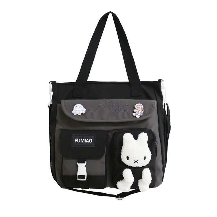 Student Tuition Bag Hand Carry Book Bags Tutorial Class Elementary School Students' Handbag Junior High School Students Canvas Bag Tuition Bag Girl's