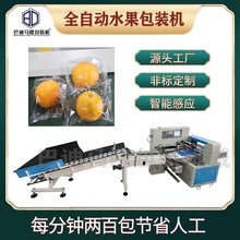 苹果橙子多功能全自动封口设备 枕式智能打包机 蔬菜水果包装机