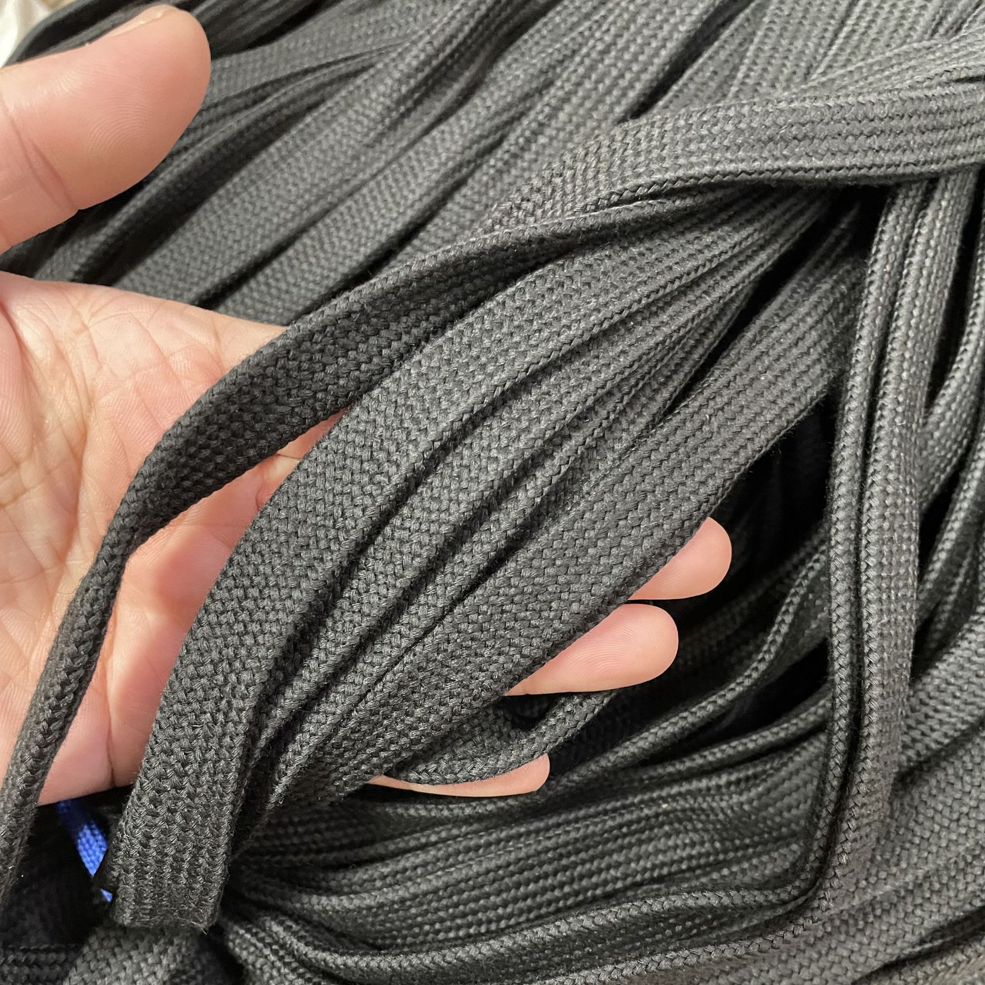 5cm空心扁绳卫衣帽绳 运动裤扁腰绳抽绳扁裤带绳定 制