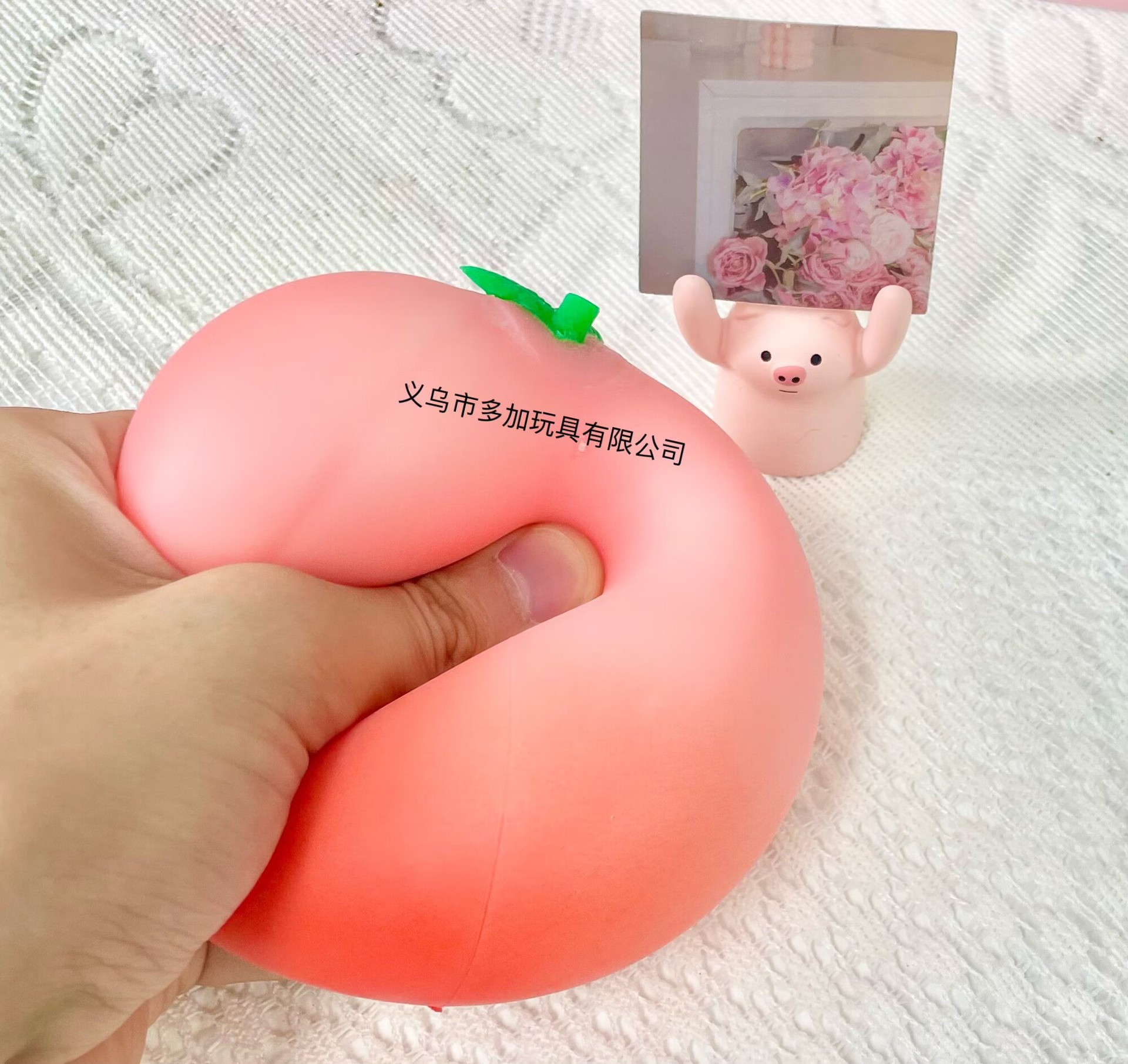 a Peach Squeezing Toy Simulation Food Nice Color Candy Toy Vent Ball Kitchen Play House Toys Children Happy