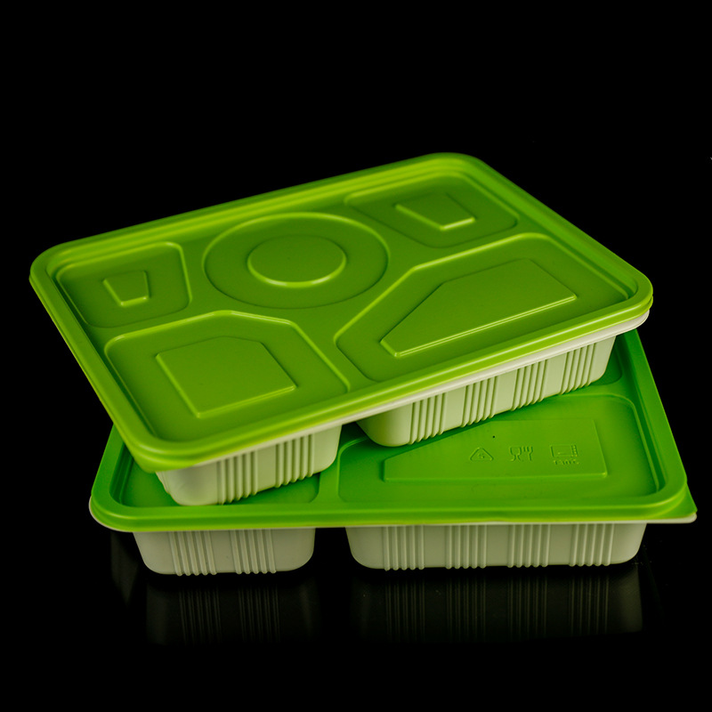 一次性餐盒一次性塑料透明三四五分格快餐盒多格外卖打包餐盒