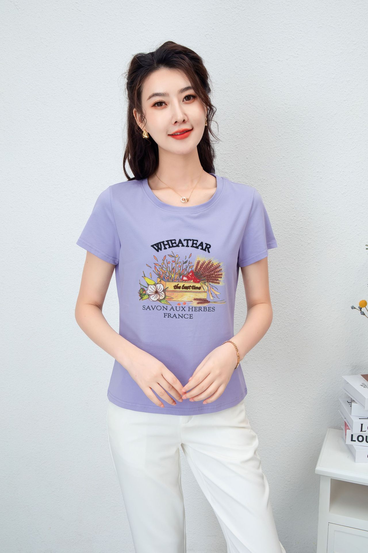品牌女装x-yudie雪之雨蝶2023夏装 衣之庄园风格女装尾货折扣批发