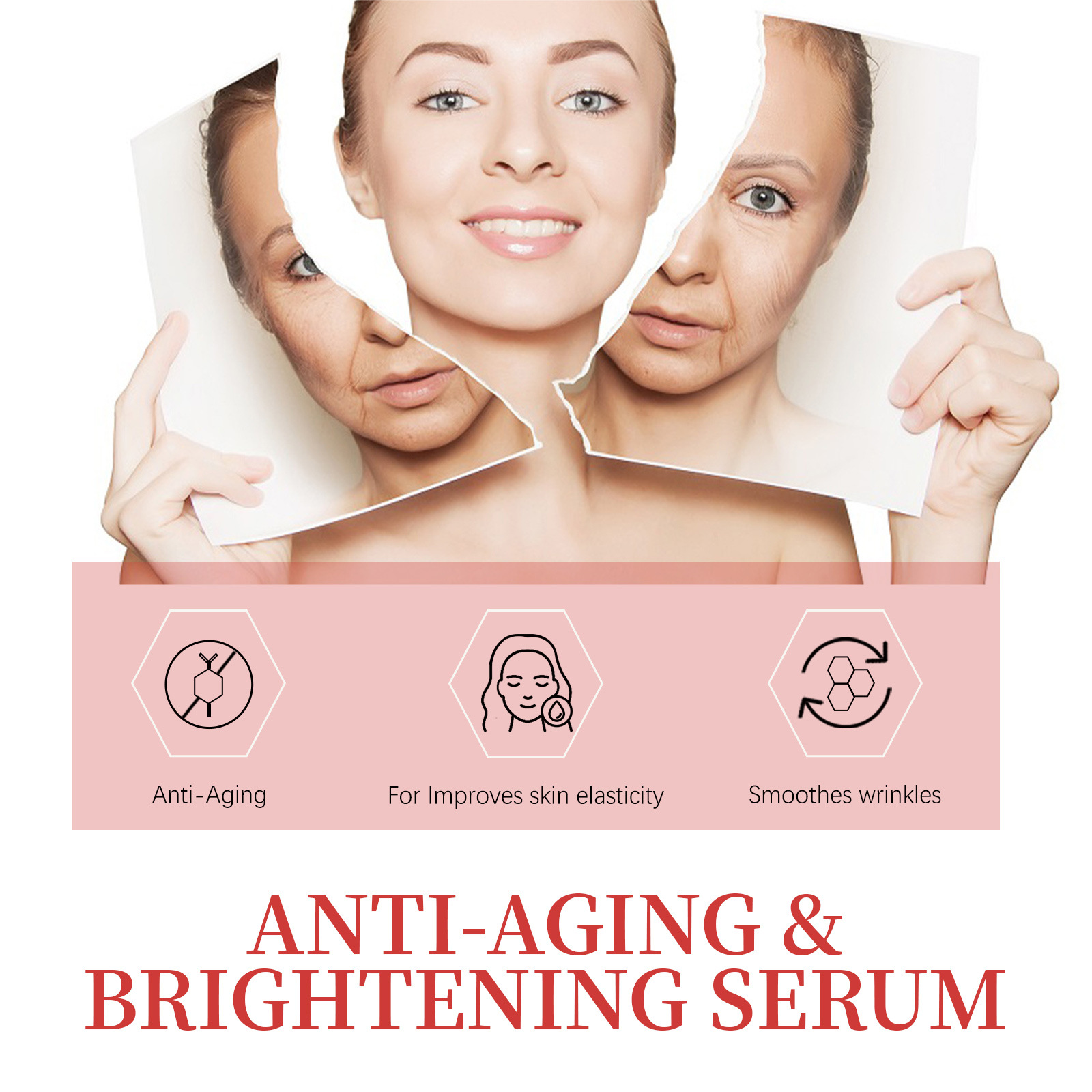 Eelhoe Whitening Essence Fading Wrinkle Wrinkles French Lines Brightening Skin Anti-Aging Facial Essence