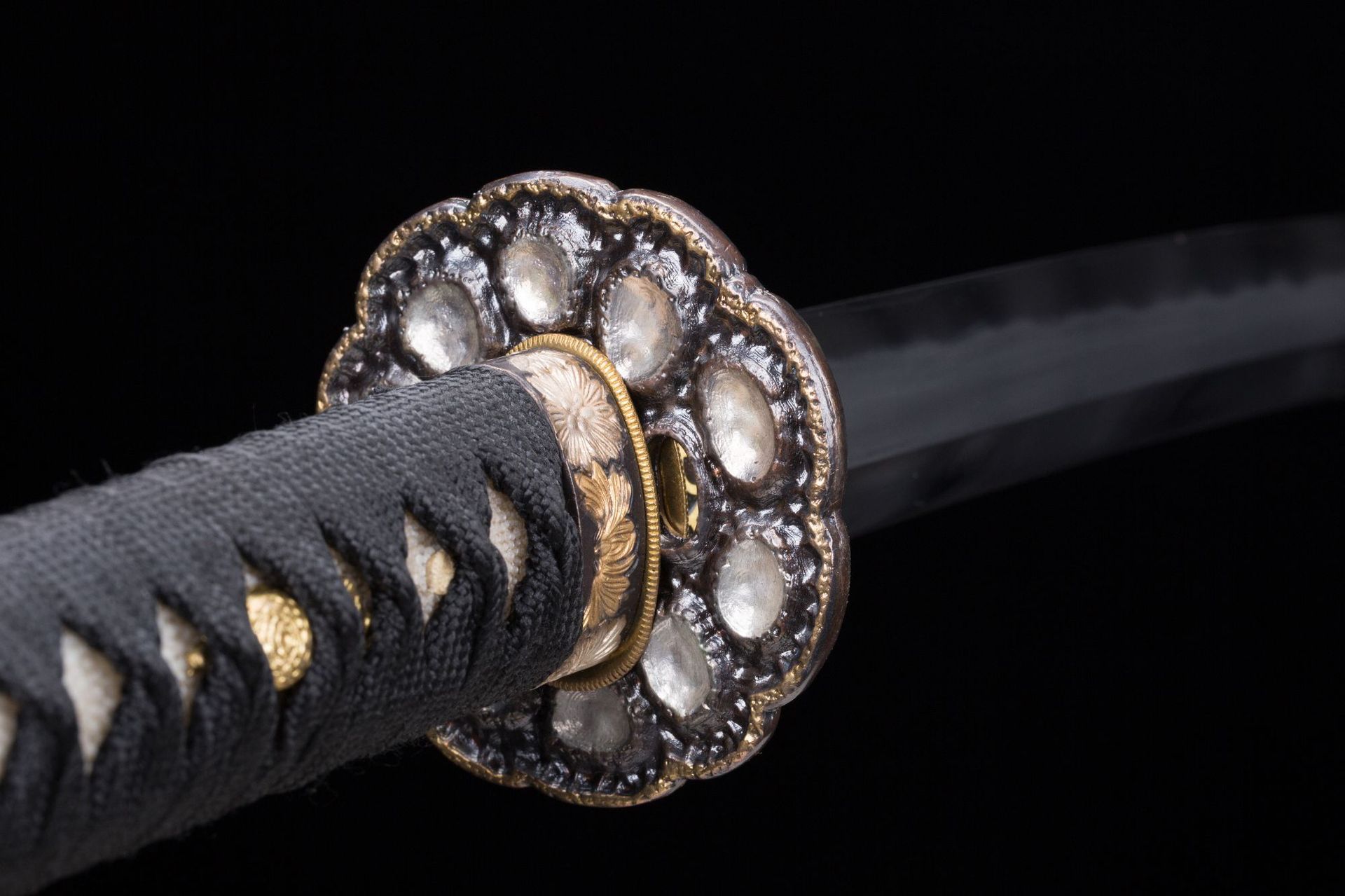 龙泉市秦刀剑龙骨一体三枚合夹钢日本剑防身冷兵器手工硬剑未开刃